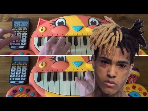 XXXTENTACION- Everybody Dies In Their Nightmares ON A DRUM CALCULATOR, 2 CAT PIANOS AND A GUITAR